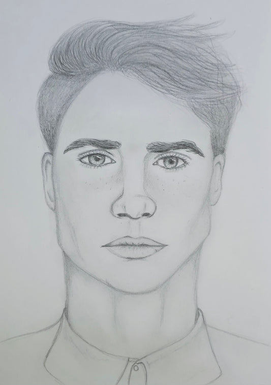 Young Man Original Artwork